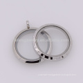 Hot style jewelry 316l stainless steel twist pendants for floating lockets jewelry